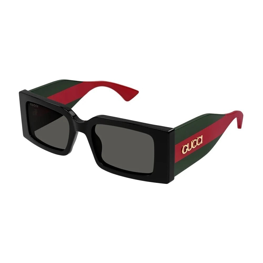 NWT Gucci GG1860S-001 Black Green 52mm Sunglasses